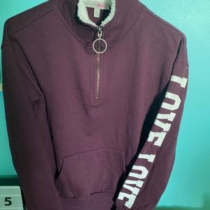 Maroon Quarter Zip